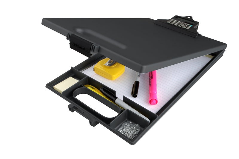 Dexas Clipcase Calculator Storage Clipboard, Black - Image 2